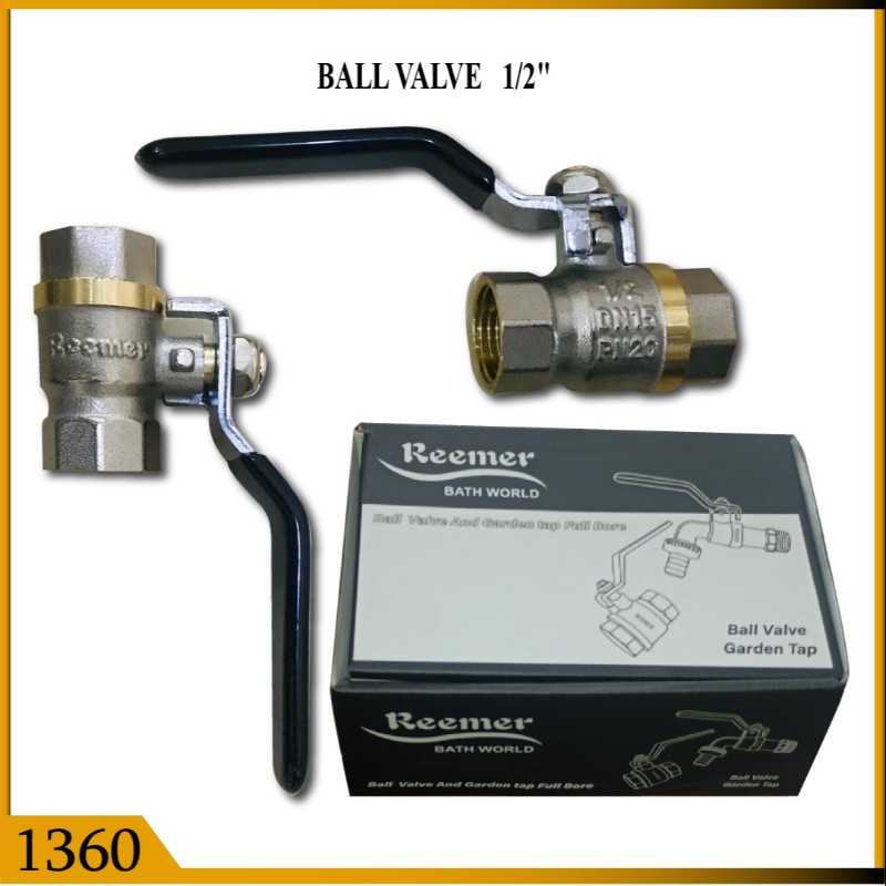 BALL COCK BRASS 1/2 (1360)